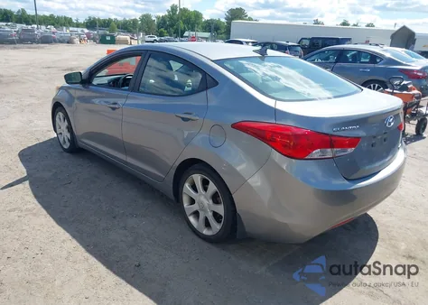 2012 Hyundai Elantra Limited (Ulsan Plant) из США, поврежденный, VIN KMHDH4AE5CU460145